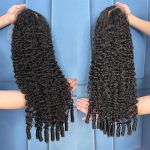 26-30 Inch Burmese Curly 250% Density Lace Front Wigs Human Hair  Transparent Lace Frontal Wig Pre Plucked Glueless Wigs For Black Women - Image 2